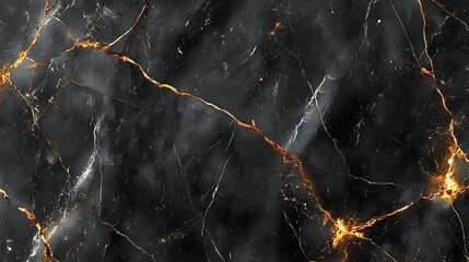 Elegant black marble surface with golden veins, suitable for luxury interior design backgrounds