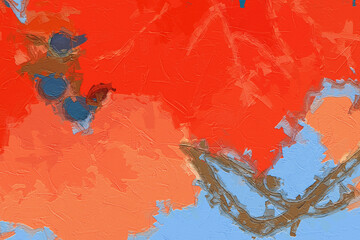 Various oil paintings, flowers, roses, peonies, marine life landscapes, birds, and beautiful leaves