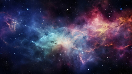 Fototapeta premium A mesmerizing cosmic dreamscape featuring vibrant purple and blue tones, creating a dreamlike wallpaper effect.