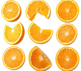 oranges of all varieties transparent background
