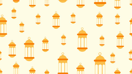 Fototapeta premium Ramadan seamless pattern background. Ramadan illustration pattern. Ramadan background. Perfect for fabrics, textile, wallpaper, and decor