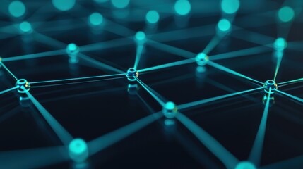 Dynamic data visualization of network connections digital space infographic design futuristic environment aerial viewpoint technology concept for enhanced understanding