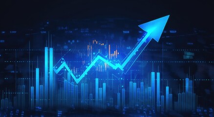Growth chart with digital data