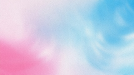 Abstract blend of pink, white, and blue hues, soft gradients and textures . Abstract background with grain noise texture