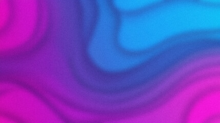 Obraz premium Abstract, colorful wavy background with fluid-like textures and a vibrant blend . Abstract background with grain noise texture