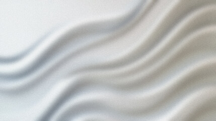 Soft, flowing fabric with subtle color shifts and gentle ripples . Abstract background with grain noise texture