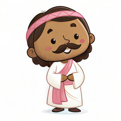 Obraz premium Jesus. God. animated