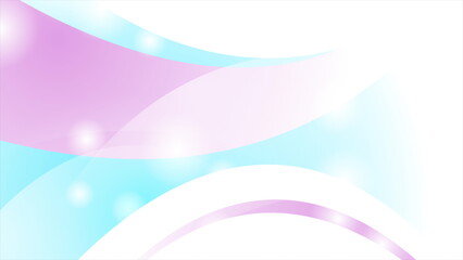Bright blue pink smooth minimal waves abstract elegant background