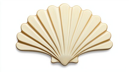 Elegant Cream Colored Shell Design Wall Decor Home Ornament