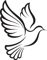 dove of peace vector