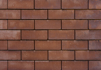 Brick wall facade, texture background