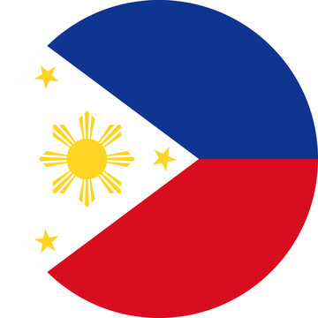 philippines flag illustrator national of round