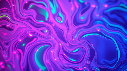 Obraz premium A surreal desert landscape with glowing bioluminescent patterns on the sand dunes. The twilight sky enhances the otherworldly ambiance, while luminous flora adds a mystical Created with generative AI