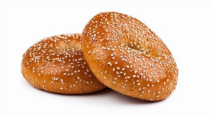 Delicious Sesame Bagels Ready to Eat Fresh Baked Bakery Bread