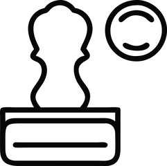 vector illustration of a silhouette of a man with a smile