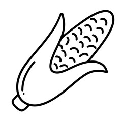 corn icon illustration