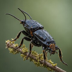 Fototapeta premium bug on a leaf
