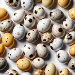 Obraz premium Collection of Speckled Easter Eggs