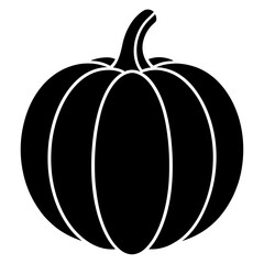  Pumpkin silhouette vector illustration