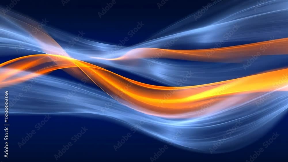 Aufkleber abstract business network grid illustration generative ai