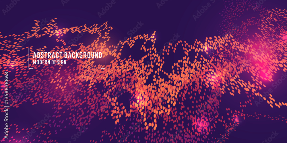 Poster background with simple geometric elements. a template for placing text. big date, processing of digi
