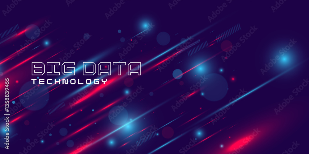 Poster background with simple geometric elements. a template for placing text. big date, processing of digi