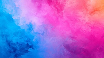 Vibrant abstract smoke in pink and blue hues creating a dreamy atmosphere.