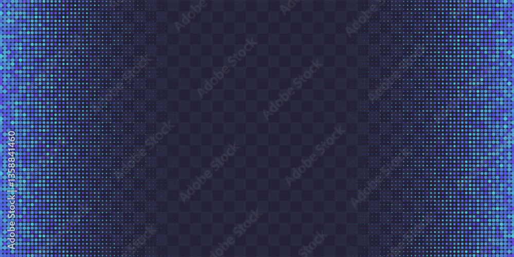 Poster transparent background with round particles. an element for the design. abstract geometric backgroun