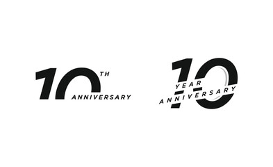 Anniversary Logo, 10th Anniversary Logo, 10th Logo, Ten Year Logo
