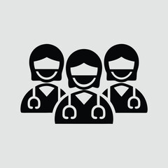 Medical icons set, Healthcare and medicine vector silhouette