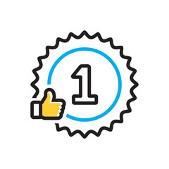 Multi color icon for rank