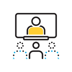 Multi color icon for absence