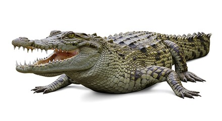 Naklejka premium Powerful Crocodile Image: Free Stock Photo