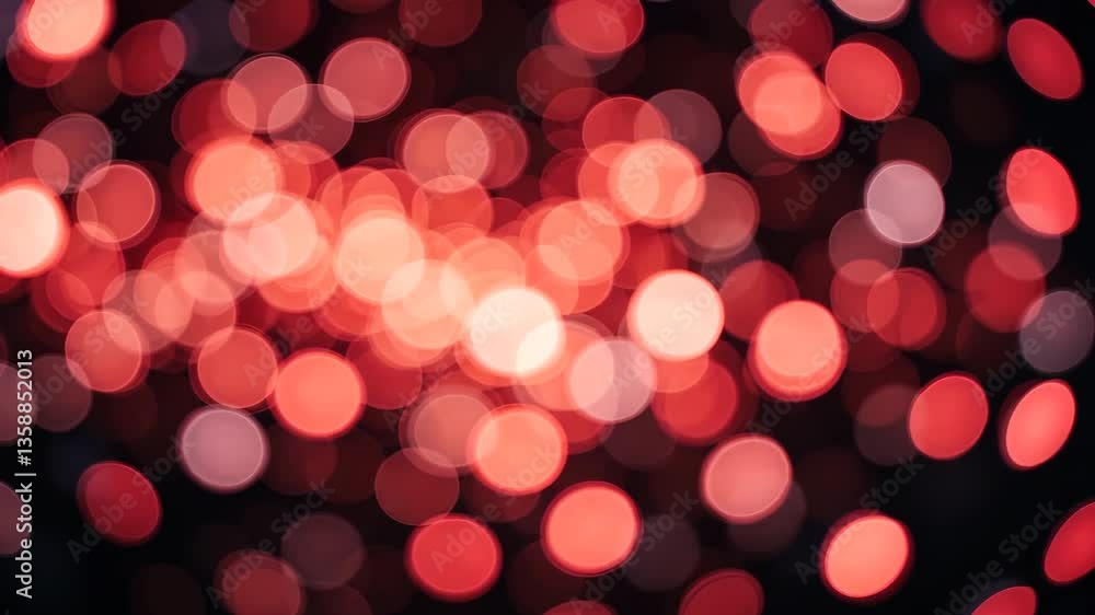Aufkleber abstract bokeh background in shades of red and white with soft focus