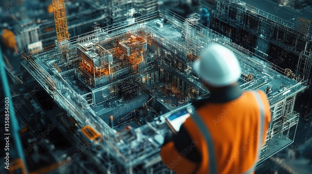Poster digital twin concept for real-time monitoring in engineering projects