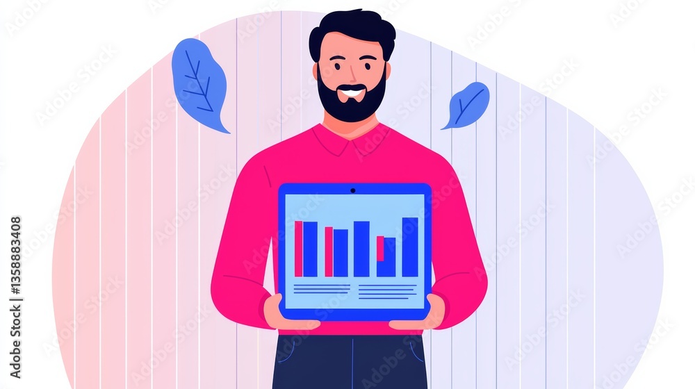 Poster data analysis strategies for business growth office environment infographic professional setting eng