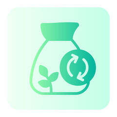 Bag gradient icon