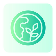 Ecosystem  gradient icon