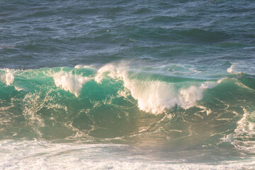 Big storm waves in Porto Moniz, on the Madeira Atlantic coastline