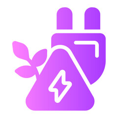 green power gradient icon