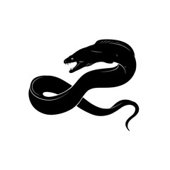 Fanged Eel Silhouette