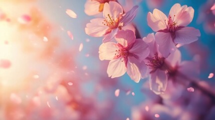 Cherry Blossoms with Soft Light