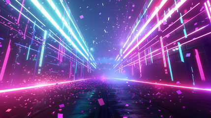 Neon Lights and Geometry: A Tech-Augmented XZ Performance Awaiting the Spotlight