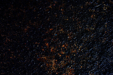 Dark Old Rough Concrete Texture with Dry Moss Crust