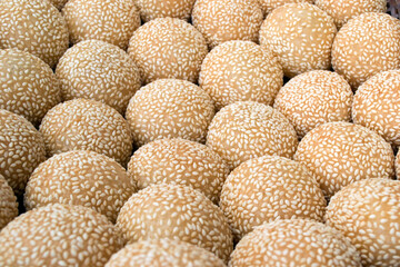 A typical Indonesian food recipe called onde, is widely liked and delicious. Can used magazine cover
