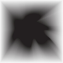 Square with wavy dynamic transparent. Technology style