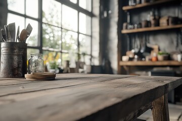 Sustainable Ambitions: A Wooden Table Symbolizing Our Journey Towards Carbon Neutrality and Net Zero Emissions
