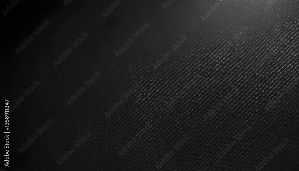 Poster textured black surface with diagonal weave pattern for background use