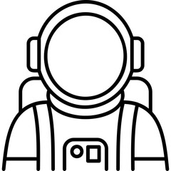 Obraz premium Astronaut Icon