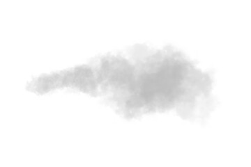 Realistic black smoke or fog isolated white background. Rising smoke Texture overlays. Graphic design element, decoration , Smoke PNG